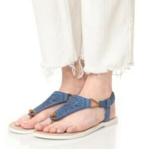 Sperry Top sider T strap flip flop sandals shoes flats